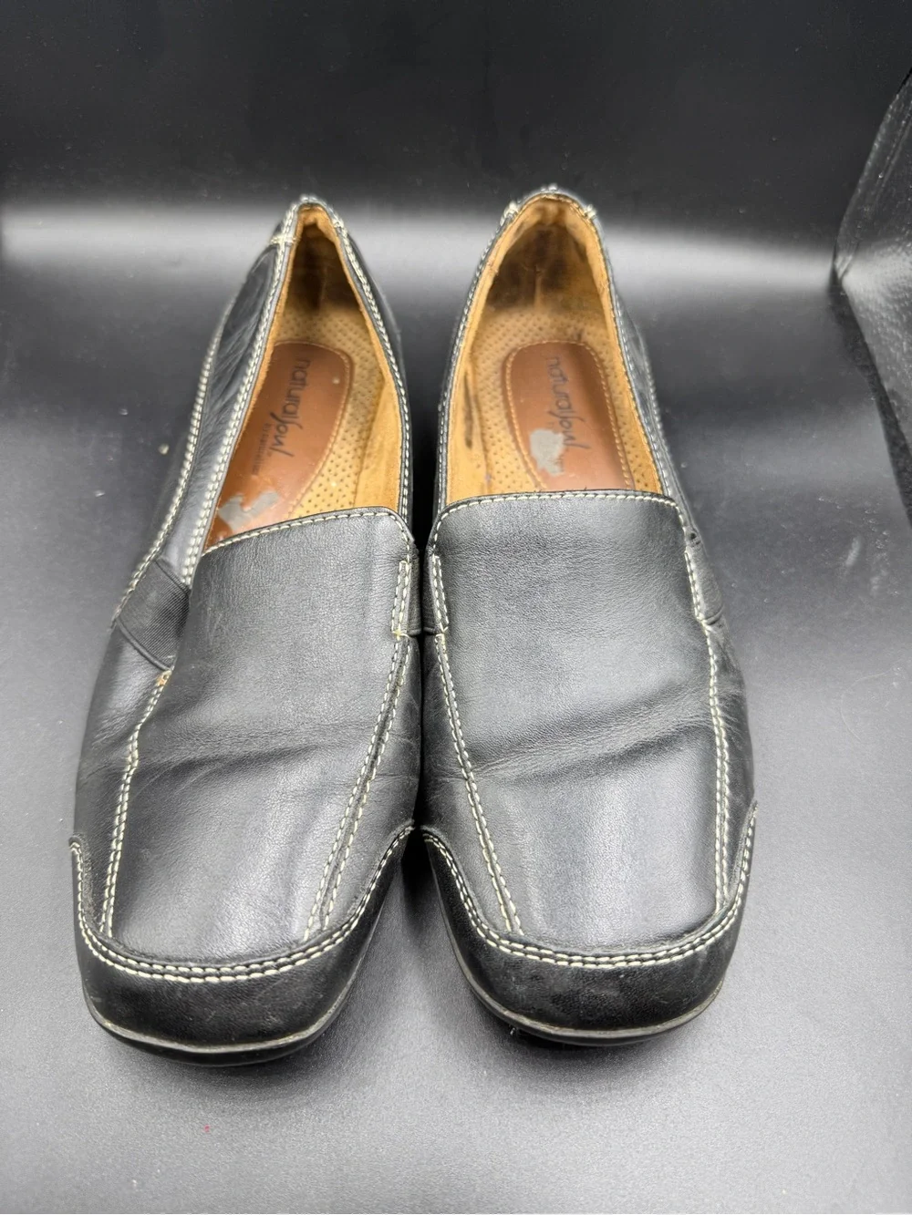 Natural soul by Naturalizer black shoes size 8